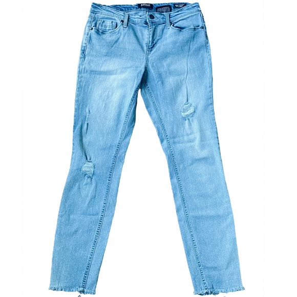 Classic Blue Jeans, Skinny Jeans,Stretch Denim Jeans,Mid Rise Skinny Denim Jeans - Picture 3 of 13